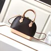 10A Alma BB Designer shell bag women shoulder Handbag luxury crossbody bags plaid sac a main purse black purse sac de luxe vanity bag Tasche luxurious bag saddle