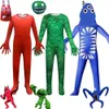 Cosplay Game Gartenon Garten från Ban Red Green Blue Monster Jumbo Josh Cosplay Costume Anime Horror Jumpsuit Mask Halloween Suit