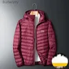 Herren-Daunenparkas, dünne Herren-Wintermäntel, Herbst und Winter, lange Daunenjacken, Stehkragen, kurze Brache, leicht, warm, Herrenmantel, Feder, neu, kalt, L231014