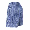 Pantalones cortos para hombres Blue Tie Dye Gym Summer Hippy Print Running Surf Beach Secado rápido Casual Custom Plus Tamaño Natación Troncos
