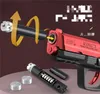 Gun Toys Mode de jouet manuel électrique 2 en 1MP40 Blue Star Blowback Laser Manuel Shell Lancer Pistolet Laser Non Émissible Infrarouge Garçon Cible Toy Gun