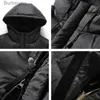 Herren Daunenparkas Winter Neue Männer Warme Dicke Lange Daunenjacke Mantel Herren Mit Kapuze Wasserdicht Schwarz Gold Pufferjacke Männer Lässige Winddichte ParkasL231014