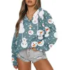 Women's Hoodies Y2k Fashionable Hooded Women Pullover Tops Casual Long Sleeves Christmas Sweatshirts High Quality Roupas Para Mulheres