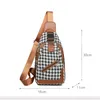 Heuptassen voor dames Luxe tas Designer Canvas Crossbody Klassieke Messenger Houndstooth Schouder Dames Klein 231013