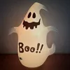 Vaso inflable de PVC con luz LED fantasma, accesorios de juguete para Halloween, 1 ud.