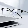 Солнцезащитные очки 2023 для мужчин и женщин, очки для чтения без оправы, анти-синий свет, бифокальные очки с дальним увеличением, очки для дальнозоркости 300