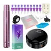 Tattoo Maschine Mast P10 RCA Rotary Stift Permanent Make-Up Kit mit LED Display Netzteil Pro Patrone Nadeln Liefert Set 231013