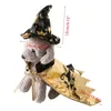 Cat Costumes Halloween Costume For Puppy Formal Clothes Dogs Hat Cape Holiday Clothing R7ub