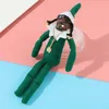 1pc, Mode Grappige Kerst Elf Hars Pop, Kerstversiering Cadeau, Feestartikelen, Feestdecoratie, Kamerdecoratie, Tafeldecoratie, Vakantiedecoratie