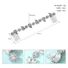 Simple Hair Comb Fashion Hairpin Wedding Hair Accessories Flower Shaped Hairband Crystal Prom Noiva Hair Jewelry Marriage Bijoux