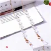 Brillenkettingen Dames zonnebrilkettingen Acryl Kristal Brillenkoord voor dames Brillenketting Sieraden Modeaccessoires Eyew Dhldh