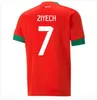 2023 Marockanska fotbollströjor Hakimi Ziyech en-Nesyri fotbollströjor Harit Saiss Idrissi Boufal Jersey 23 Maroc National Team Football Shirt
