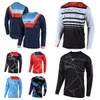 Combinaison de cyclisme moto été cross-country T-shirt à manches longues décontracté respirant course combinaison à séchage rapide grande taille personnalisation