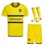 Boca Juniors 축구 유니폼 23 24 Carlitos Retro Maradona Tevez de Rossi 2023 2024 홈 어웨이 태국 축구 셔츠 성인 어린이 세트 유니폼