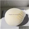 Craft Tools Spiral Balloon Design Candle Sile Mold Round Twirl Soy Wax Molds Geometric Swirl Ball Wavy Modcraft Drop Delivery Home G Dharw