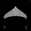 Hair Clips Ornament High-End European And American Accessories Bridal Wedding Zircon Crown Headdress