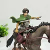 Fingle Toys 18cm Attack na tytan anime figura Ichiban Kuji levi konia figura shingeki no kyojin levi ackerman figurine modelu modelu lalka zabawka