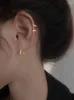 Pendientes de aro 2023 estilo 925 plata oro circón triángulo para mujeres regalo pendientes joyería de moda