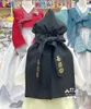 Roupas étnicas Meninos Hanbok Coreia Importou Modelos Infantis de Versão Longa de Um Ano de Idade