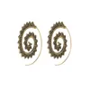 Boucles d'oreilles bohémiennes en Bronze géométrique pour femmes et filles, Vintage, personnalité, bijoux de fête, cadeaux E827