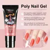 Nail Art Kits Poly UV Gel Kit Tudo para Manicure Extensão Set Slip Solution Builder Acrílico Polonês Ferramenta Design Fingertips 231013