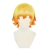 Cosplay Anime Demon Slayer Kimetsu No Yaiba Kochou Shinobu Agatsuma Zenitsu Complay CoSplay Costume Wig Academy School JK