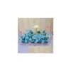 Couronnes de fleurs décoratives Flone Artificielle Faux Fond Arch Décoration Pièce maîtresse Arrangement floral Baby Shower Party Drop Deli Dhjop