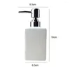 Liquid Soap Dispenser Ceramic 320ml Bathroom Kitchen Lotion Bottle Container