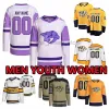 CUSTOM Custom Hockey Jerseys Nashville''Predators''Mens 52 Kevin Lankinen 3 Lauzon 75 Juuso Parssinen 74 Juuse aros 44 Kiefer Sherwood Colto