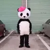 2024 Halloween Panda Peluche Costumes De Mascotte De Noël Fantaisie Robe De Personnage De Dessin Animé Costume Costume Adultes Taille Carnaval Pâques Publicité Thème Vêtements