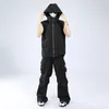 Men's Tracksuits PFNW Spring Autumn Sleeveless Hooded Vest Pants Set Fashion Street Techwear Casual Quick Dry Work Clothes Sets 28A3402