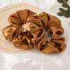 Bröllopshårsmycken 12st. Set Brown Elastic Hair Scrunchies for Women Hair Ties Rubber Band Hair Rope Accessories Lady Huvudbonad 231013