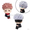 Finger Toys Jujutsu Kaisen Anime Figure Slå upp Itadori Yuji Gojo Satoru Action Figure Fushiguro Megumi Kugisaki NoBara Figurin Doll Gift Gift Gift