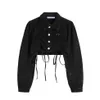 Woman Jacket Denim Coat Short Outwears Coats Long Sleeve Spring Autumn Windbreaker Womens3356