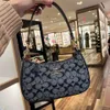 2023 nova bolsa jeans axilas perfumada breeden ningfeng ombro único crossbody teri duplo feminino número 7452