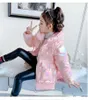 Down Coat 2023 Winter Down Long Jacket For Girls Waterproof Shiny Hooded Coat Children Clothing 5-12 Years Kids Parka Snowsuit Ytterkläder J231013