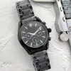 Relógio masculino de aço inoxidável, seis pontos, todos os mostradores, 40mm, máquinas, marca de luxo, movimento mecânico automático, relógios, moda om tipo um