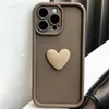 Чехлы для мобильных телефонов Cute INS 3D Love Heart Силиконовый чехол для телефона для iPhone 11 12 13 14 15 Pro Max XS XR 7 8 Plus Противоударный чехол Candy Cover L230823