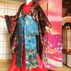 Roupas étnicas 2023 Mulheres Estilo Japonês Kimono Yukata Traje Tradicional Feminino Vestido Cosplay Senhoras Com Obi FF3432