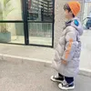 Daunenmantel 2023 Koreanischer Winter Kinder Jungen Daunenjacke Cartoon Wasserdicht Mit Kapuze Mädchen Oberbekleidung Mantel 3-12 Jahre Kinder Teenager Parka Outfit J231013