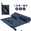 Toalha de banho Microfibra Esportes Quick-Secagem Super Absorvente Cam Suave e Leve Ginásio Natação Yoga Praia Drop Delivery Home Garden Dhmyn