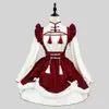 Cosplay The Lantern Festival Cosplay Kostüm Anime Rot weiß Lolita Kleid