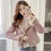 Women's Fur 2023 Lined Jacket Women Winter Faux Coat Female Fluffy Plush Ry Teddy Casaco Feminina Frio Overcoat Tops