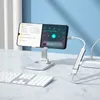 Mini-USB-Hub-Erweiterungen, 4-Port-USB-3.0-Expander, USB-2.0-Hub-Adapterstation, ultradünn, tragbar, anwendbar für Laptop, iMac Pro, MacBook Air, Notebook-PC, Splitter aus Aluminium