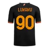 Camisa de Futebol AS Roma Jersey DYBALA BELOTTI asroma Camisas de Futebol LLORENTE PELLEGRINI ABRAHAM LUKAKU kits TOTTI ROMA Camisas SHAARAWY Homens Crianças Uniformes