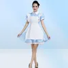 Halloween Maid Costumes Femmes Adulte Alice au Pays des Merveilles Costume Costume Maids Lolita Déguisement Cosplay Costume pour Femmes Fille Y0826618738