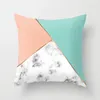 Pillow Brief Marble Geometric Sofa Decorative Cover Pillowcase Polyester 45 Throw Home Decor Pillowcovere 40507