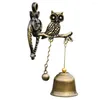 Decorative Figurines Hanging Ornament Decor Outdoor Retro Doorbell Wind Chime Bells Chimes Pendant Wall-mounted