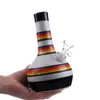 Wholesale Roundness Scrub Ceramic Bongs Water pipe Inside-Smooth Colorful beaker bong