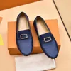 Luxury Men klädskor äkta läder mockasin bruna svarta män designer loafers män klassiska högkvalitativa körskor stor storlek 38-46